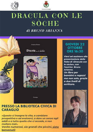 Presentazione libro alla Biblioteca Civica di Caraglio