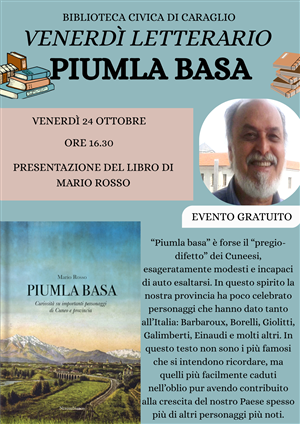 Venerdì letterario - Biblioteca Civica di Caraglio