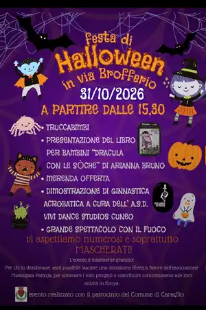Festa di Halloween in Via Brofferio